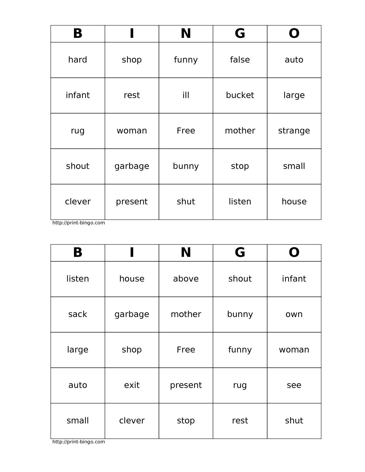 Synonyms Bingo Cards | Teaching Synonyms, Synonyms And