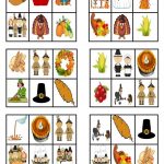 Thanksgiving   Bingo Cards   English Esl Worksheets For