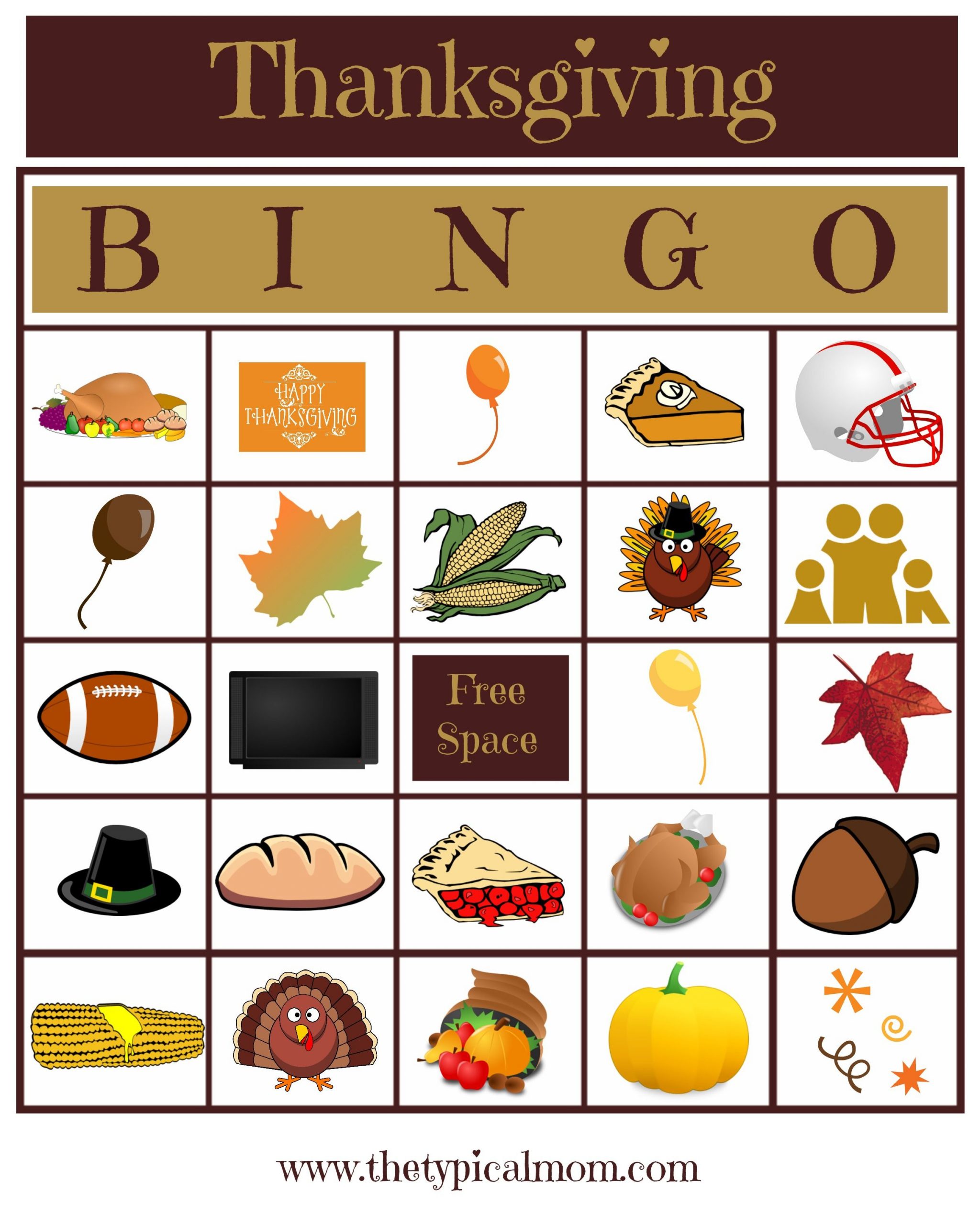 Thanksgiving Bingo | Thanksgiving Bingo, Thanksgiving Place