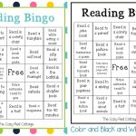 The Cozy Red Cottage: Reading Bingo (Free Printable)
