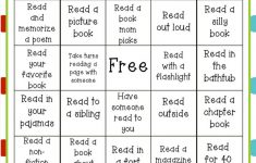 The Cozy Red Cottage: Reading Bingo (Free Printable)