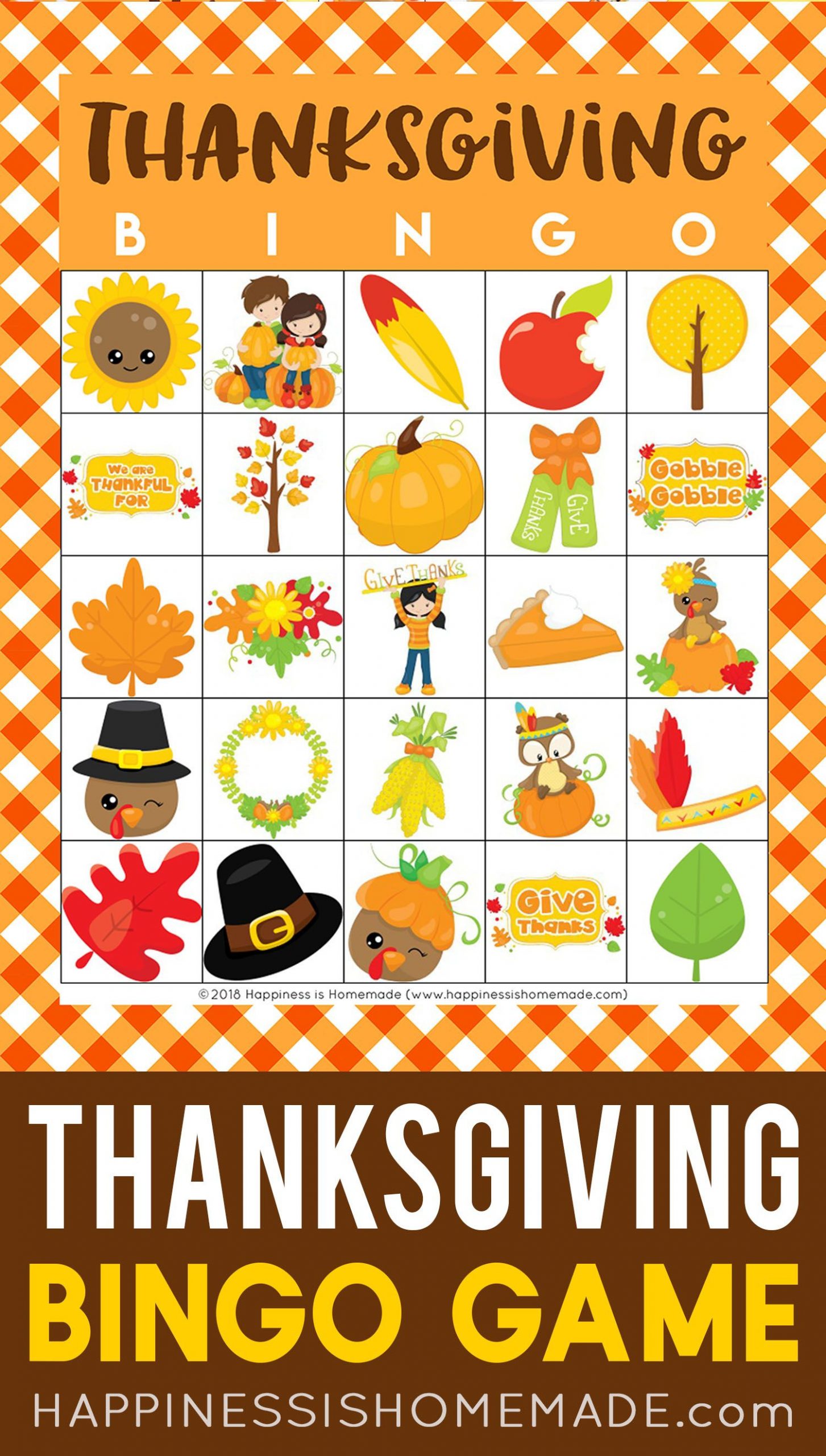 This Thanksgiving Bingo Game Is The Perfect Way To Keep