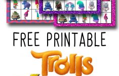 Trolls Free Printable Bingo Cards – Trolls Birthday Party