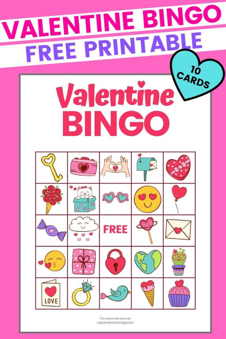 Heart Bingo Cards Printable