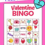 Valentine Bingo   Free Printable Valentine's Day Game With