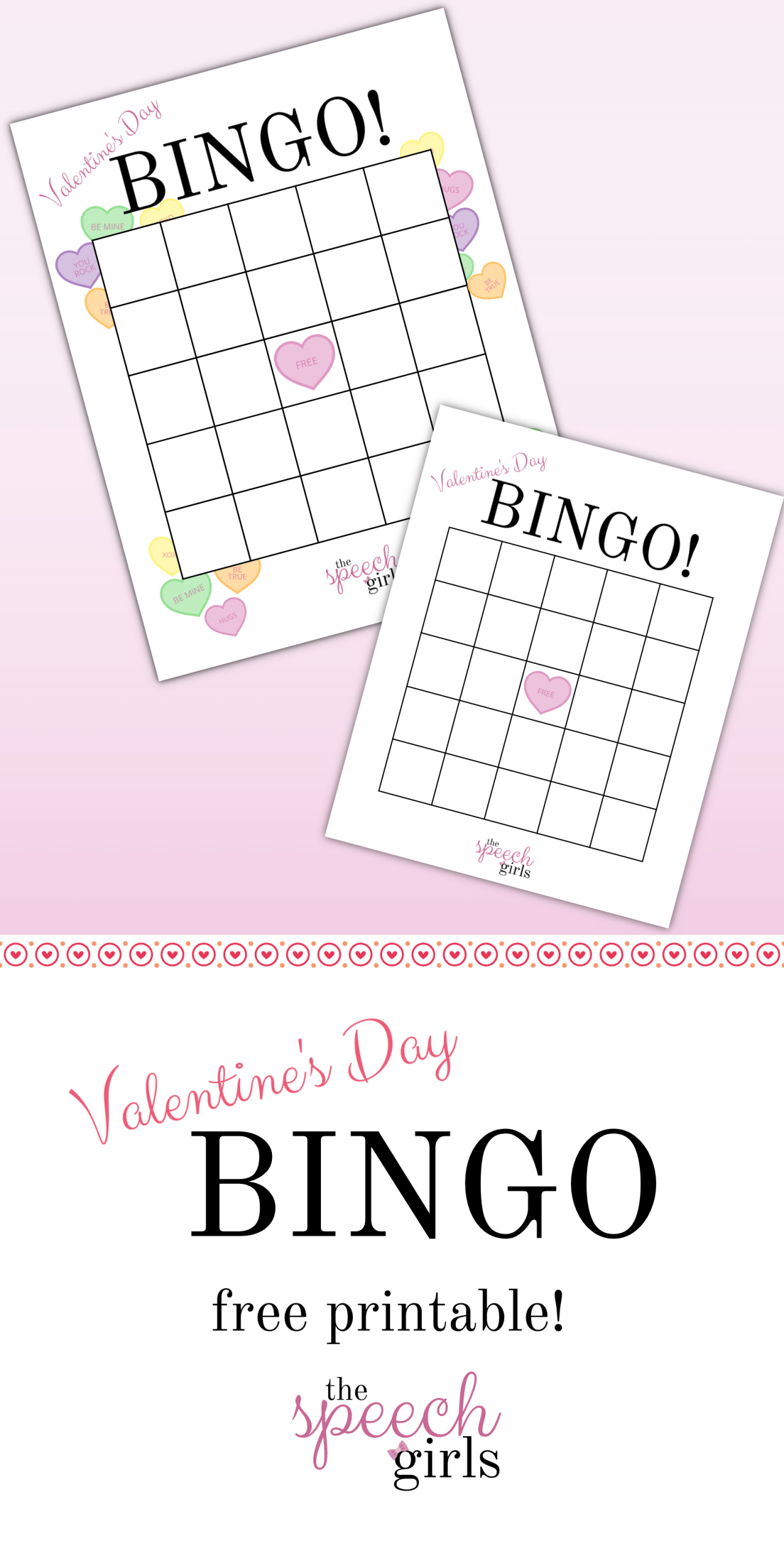 Valentine&amp;#039;s Day Bingo | Blank Bingo Cards, Valentine Bingo