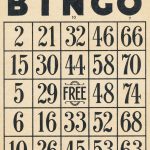 Vintage Bingo Cards And 10 Cent Tickets | Vintage Printables